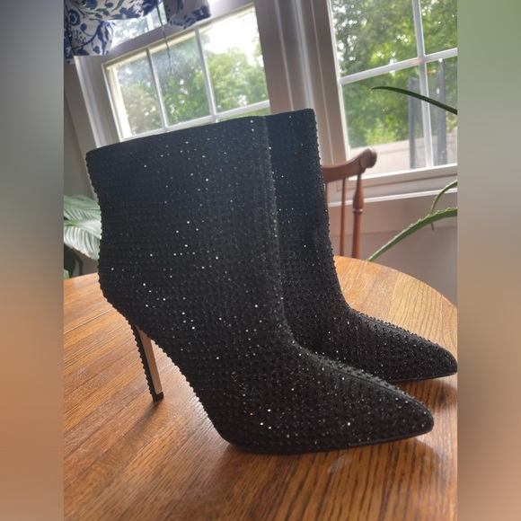 Badgley Mischka Jewel Jude rhinestone Ankle bootie Size 7 - Picture 7 of 8